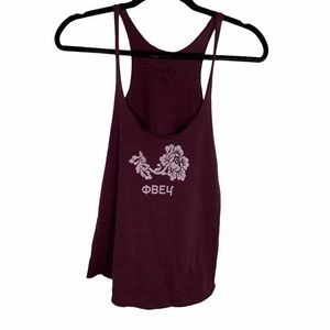 Obey 1989 Racerback Relaxed Fit Tank Medium Flower Women’s Shirt